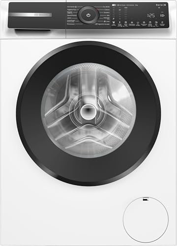 Bosch WGH24400IT Serie 6 Lavatrice smart a carica frontale, 9 kg, 1400 giri, Efficienza energetica A -20%, motore inverter con 10 anni di garanzia, riduce le pieghe, Bianco, 60 Cm