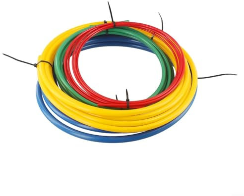zhranbg Extensión de Tubo de Cobre for Aire Acondicionado de 4 m, 1/4, 1/2, 3/8 y 5/8, Tira dobladora de Tubos de Cobre incorporada, Kit doblador de Tubos de Aire Acondicionado