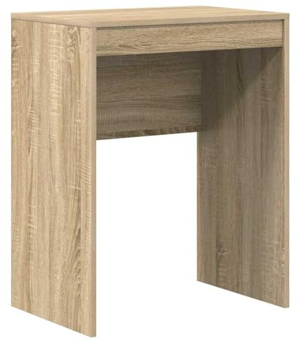 SDWEHBJ Schreibtisch, Multifunktionsschreibtisch, Klein Computertisch für Arbeitszimmer, Schlafzimmer, Wohnzimmer, Sonoma Eiche 60x40x76 cm Holzwerkstoff