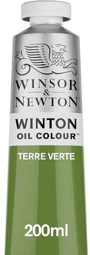 Winsor & Newton Winton - Tubo de Pintura al Óleo, 200 ML, Verde (Tierra Verde)