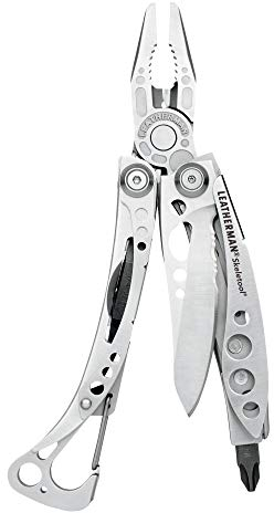 LEATHERMAN - Skeletool Multi-Tool, leicht und kompakt, mit 7 wichtigen Werkzeugen, mit Nylon Holster