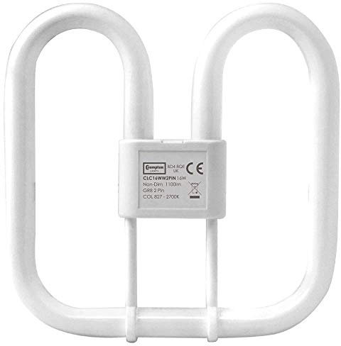 Crompton 16 Watt 2 Pin 2D CC Lamp in 827 Warm White CLC16WW2PIN