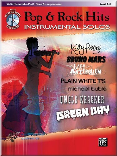 Pop & Rock Hits Instrumental Solos Violin - Violine Noten [Musiknoten]