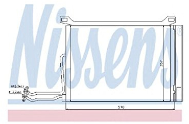 NISSENS 94615 Kondensator, Klimaanlage