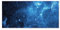 banjado Magnettafel weiß 78 x 37cm / Magnetwand Metall/Magnetpinnwand als Memoboard/Pinnwand Magnettafel Küche, Büro, Kinderzimmer inkl. 4 Magnete & Montageset - Motiv Universum