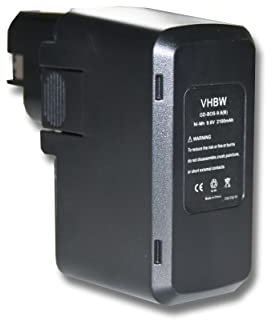 vhbw Akku kompatibel mit Flex Bbs596 B, BBS 596b, Bbm596 B, Bbm 596b, Bbm596b, Bbm 596 B, Bbs596b Werkzeug (2000 mAh, NiMH, 9,6 V)