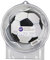 Wilton Kuchenform mit Fußball-Motiv, Aluminium Backform für backen Fußballtorte Kindergeburtstag Ballform zum Kuchenbacken Geburtstagskuchen Kuchenbackform, Backzubehör - ø22 x 8,75 cm