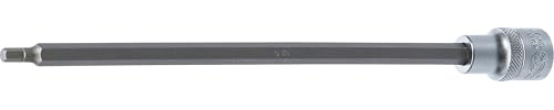 BGS 4215 | Bit-Einsatz | Länge 240 mm | Innensechskant 5 mm | Antrieb Innenvierkant 12,5 mm (1/2) | Chrom-Vanadium-Stahl | mit Rändelung | für Ölwanne, Motor, Klopfsensor