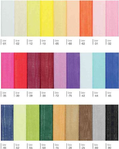 Hotex Chiffonband, 3 mm x 10 m, weiß