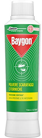 Insetticida Baygon Polvere Scarafaggi/Formiche Gr. 250