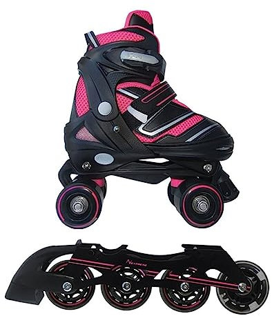 Garlando - Patines Convertibles Taglia M Lila/Negro