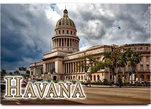 Kühlschrankmagnet Havana Kuba Reise-Souvenir