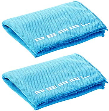 PEARL Cool Towel: 4er-Set effektiv kühlende Multifunktionstücher, 110 x 35 cm (Cooling Towel, Kühlhandtuch Cool, Selbstkühlendes)