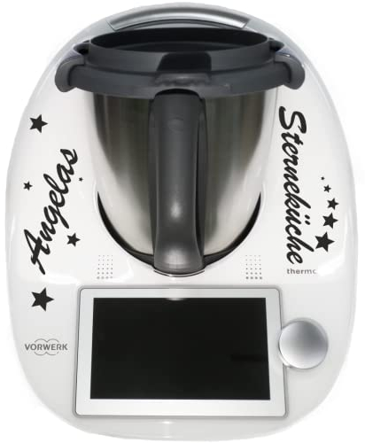 Aufkleber passend für Thermomix TM 5, TM 6, TM 31 Sterneküche Name