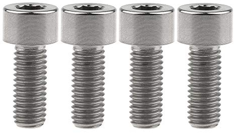 Ruifu M8 x 20 25 30 35 40 45 50 60 70 mm Titan-Innensechskantschraube DIN912 für Motorrad, 4 Stück (M8 x 20 mm, Titan)