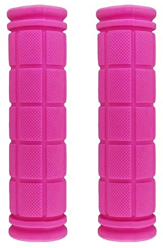 Beakuoo Fahrradlenkergriffe für Kinder, Mädchen, Jungen, rutschfeste Gummi-Pilz-Fahrradgriffe für Roller, Cruiser, Seadoo, Dreirad, Rollstuhl, Bergstraße, Urban Faltbares Fahrrad, MTB, BMX (Rosa)