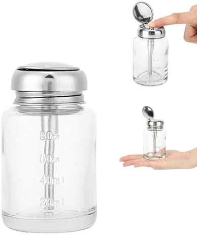 Refillable Nail Polish Remover Dispenser Pump Leak Resistant Evaporation Resistant 80ml Travel Home Use