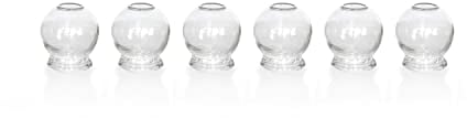 Schröpfgläser aus Glas | Feuer Schröpfen | 6er Set | ca. 2,5cm Ø