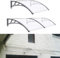 Auvent marquise pergola aluminium 4x3 Taud port cycle de toit de vélo de pare-soleil de l'avant-toit, ABS et matériel PC (polycarbonate), peut être utilisé for les avant-toits, portes, fenêtres, prote