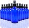 Youngever 10 Pack 120ML Empty Glass Spray Bottles, 4 Ounce Refillable Container for Essential Oils, Cleaning Products, or Aromatherapy (Blue)