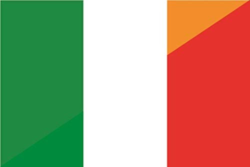 U24 Bandiera Irlanda Italia barca bandiera qualità premium 100 x 150 cm
