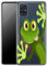 KX-Mobile Hülle für Huawei Y5P Handyhülle Schutzhülle aus weichem Silikon TPU Softcase mit Motiv 2167 grüner lustiger Frosch