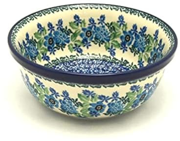 Polish Pottery Bowl - Soup and Salad - Wild Indigo