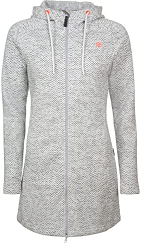 ELKLINE Damen Fleecemantel Durchgewärmt 2014088, Farbe:weiß, Größe:42