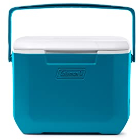 Coleman Chiller - Hielera portátil aislada de 16 Cuartos con retención de Hielo y asa de Transporte Grande, Fabricada en Estados Unidos, Ideal para Camping, portón Trasero, Fiestas, Deportes