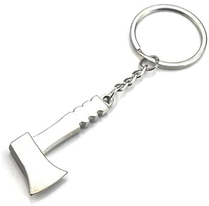 ARFUKA Schlüsselanhänger Autoschlüsselanhänger Metall Keychain Mini Axt Anhänger Schlüsselring Geburtstag Valentinstag Weihnachtsgeschenke für Frauen und Männer