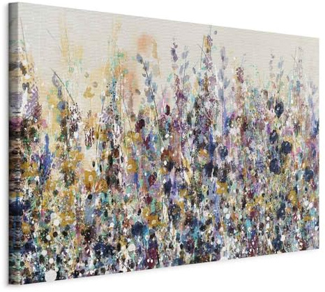 B&D XXL - Akustikbild bunt wie gemalt, Schallschutz, Wohnzimmer, Büro | Verbessert Raumakustik, reduziert Hall, ideal fürs Büro oder Wohnzimmer, hochwertige Verarbeitung, schnelle Montage, stilvoll