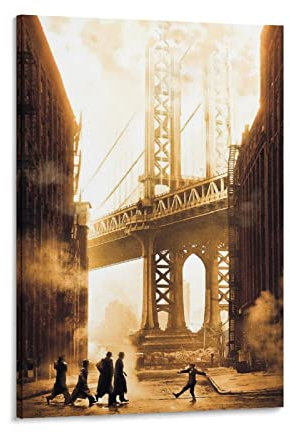 Filmposter Once Upon A Time In America, Vintage-Stil, dekoratives Gemälde, Leinwand, Wandkunst, Wohnzimmer, Poster, Schlafzimmer, Gemälde, 20 x 30 cm