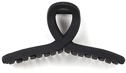Olakin Pinces à Cheveux, Grandes Pinces à Cheveux Antidérapantes, pour Cheveux Épais et Cheveux Fins pour Femmes, Filles(Noir)