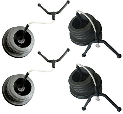 OQUGRHR Set di 2 tappi per olio e carburante, per Husqvarna 36 41 51 55 254 257 136 137 141 262 254 257