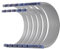 AsiaHorse Aktualisierung 16AWG Sleeved Cable Kit für GPU/CPU, PSU Kabelverlängerung, Netzteil Extensions Kabel mit Kabelkämmen,24PIN/(6+2) PIN/(4+4) PIN Kabelmanagment, 30CM, Transparentes Silber