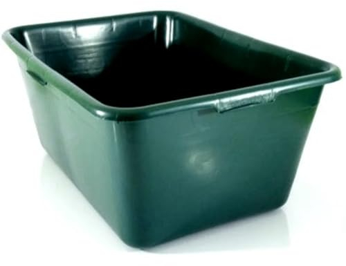 WKH-GMBH Wildwanne Kunststoffwanne Futterwanne Wasserbehälter 40L, 65 oder 90 Liter Lebensmittelecht (90L)