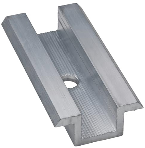 doitBau - 100x PV-Mittelklemme 30mm in Silber | Befestigungen für Solarmodule | Solarmodul Halterung 30mm | Modulklemmen Solar | Mittelklemmen 30 mm Silber | Mittelklemme