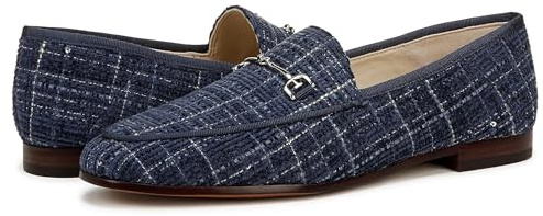 Sam Edelman Damen Loraine Bit Loafer, Atlantic Blue Tweed, 11