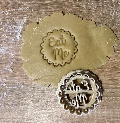 Generisch Eat me Keksstempel/Ausstechform Keksausstecher PLA ca.8cm