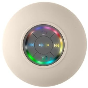 CosyCaya Mini Altavoz Bluetooth Impermeable BañO Audio InaláMbrico Ducha Altavoces RGB Luz Bluetooth Ventosa Altavoz,