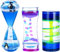 LEAZZLE Tropfen Sanduhr Flüssig Bewegung Blasen, 3 Stück Liquid Motion Bubble Timer Sanduhr Dekompressionsölleck Schreibtisch Spielzeug,Geschenk zur Stressreduzierung für Kinder & Erwachsene