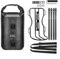 HpLive Sacoche de fourche avant de vélo, étanche, 10 l, avec porte-bagages avant en aluminium, pour VTT, vélo de route, vélo électrique (1 cadre + 1 sac)