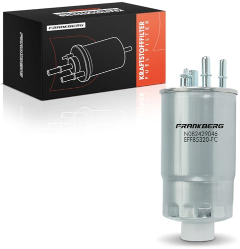 Frankberg Filtro carburante Filtro diesel Diesel 77363804 | Compatibile con: Pianale/telaio Doblo 263, Qubo 225, Doblo Box/MPV 223, Punto Box/Hatchback 199, KA RU8, Doblo MPV 263