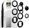 ExtKry 2 Packs Lentille Caméra pour Samsung Galaxy S23 Ultra S918 Origine Remplacement Vitre Appareil Photo Objectif Arrière + Kit de Réparation