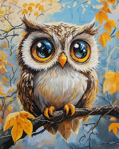 Diy Materiales Para Hacer Alfombras Kits De Almohadones Con Gancho De Pestillo De Búho De Dibujos Animados，Kits De Crochet De Animales De Fantasía Para Hacer Uno Mismo，Kits De Bordado，K 80x115cm