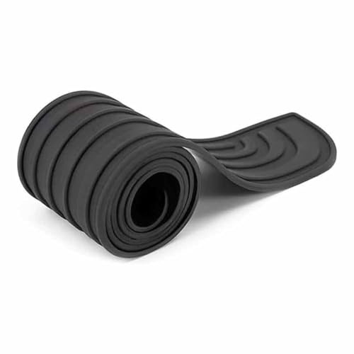 TYUNMYN Car Rear Bumper Protector,for Mini Clubman (F54) 2015 2016 2017 2018 2019 Rubber Guard Trunk Door Boot Sill Strip,Anti Scratch Sticker Styling Accessories,A/Black-B/104 * 9CM