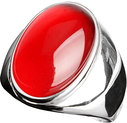 Generisch Women's Adjustable Ring Katzenauge-Ring-Stahl-Rin Ringe Werfen Outdoor (O, 9)