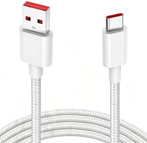 80W Câble pour Oppo Find X9 Pro/X5 Lite/X3 X2,USB Type C Super Rapide Vooc | pour Find X9,Reno 14 F 5G/13 FS/12 11 10 8,A6 A5 A5X A40M A40 A60 A79 A98 A78 A58 A38 A18 A57S A77 A76 A96 A54 A16S A94 A53