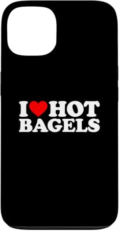 Hülle für iPhone 13 I Love Hot Bagels