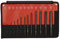 Mayhew Tools 62254 Pilot Punch, 12-Piece Set Kit Bag, Black Oxide Finish